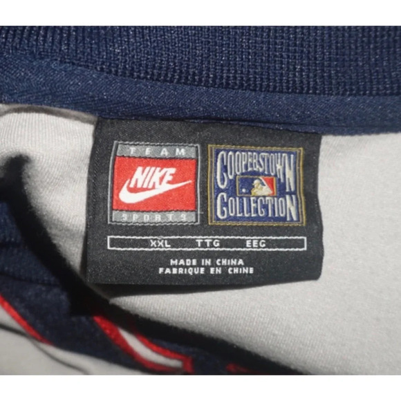 Nike New York Yankees Reggie Jackson Cooperstown Collection Sweatshirt Jersey 2X - Picture 10 of 13
